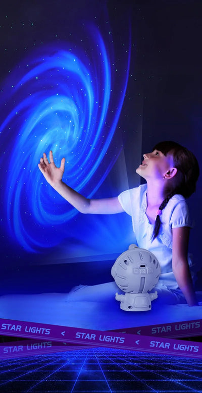 Astronaut Galaxy Starry Projector Night Light Star Projector Night Lamp with Timer and Remote For Bedroom Decorative Kids Gift