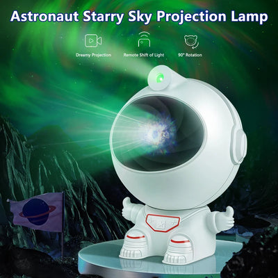 Astronaut Galaxy Starry Projector Night Light Star Projector Night Lamp with Timer and Remote For Bedroom Decorative Kids Gift