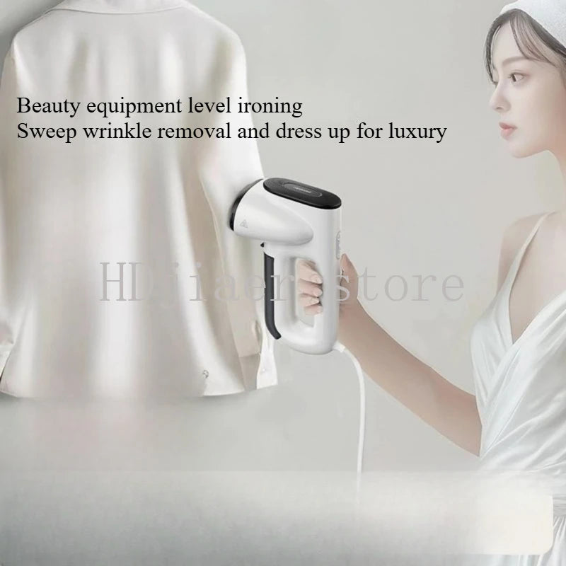Handheld Vacuum Steamer  Steam Iron With Powerful Suction For Fast Wrinkle Removal