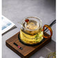 100°C Cup Heater Mug Warmer Hot Tea Makers Automatic Warmer Coaster 5 Gear Temperature Cup Heaters Coffee Milk Tea Heating Pad