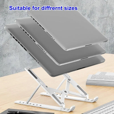 Foldable Laptop Stand Adjustable Portable Notebook Bracket Support Base ABS Holder For Macbook Air Pro Accessories