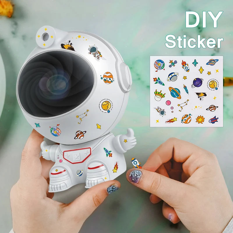 Astronaut Galaxy Starry Projector Night Light Star Projector Night Lamp with Timer and Remote For Bedroom Decorative Kids Gift