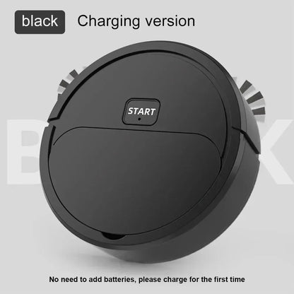 2024 Automatic Portable Mini Home Floor Robotic Vacuum Cleaner USB Rechargeable Wet Dry Three-In-One Sweeping Machine for Home