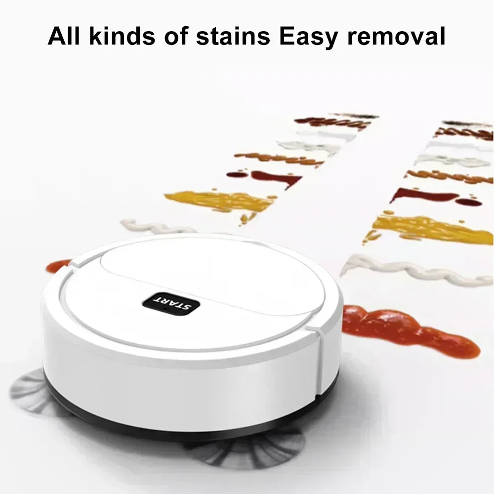 2024 Automatic Portable Mini Home Floor Robotic Vacuum Cleaner USB Rechargeable Wet Dry Three-In-One Sweeping Machine for Home2024 Automatic Portable Mini Home Floor Robotic Vacuum Cleaner USB Rechargeable Wet Dry Three-In-One Sweeping Machine for Home