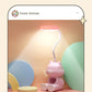 Creative Cute Cat Flexible Led Study Desk Lamp with Phone Holder Bedside Color Adjust Table Lamp for Kids Student Room
