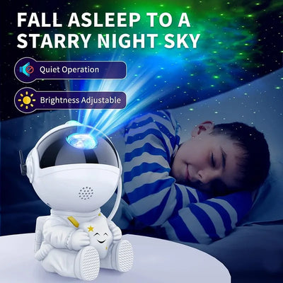 Astronaut Galaxy Starry Projector Night Light Star Projector Night Lamp with Timer and Remote For Bedroom Decorative Kids Gift