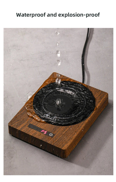 100°C Cup Heater Mug Warmer Hot Tea Makers Automatic Warmer Coaster 5 Gear Temperature Cup Heaters Coffee Milk Tea Heating Pad