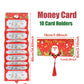 Christmas Money Holder Wallet Red Envelope Christmas Gift Envelope Greeting Card Creative Birthday Folding Cash Holder For Kids
